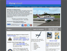 Tablet Screenshot of flyingscool.com